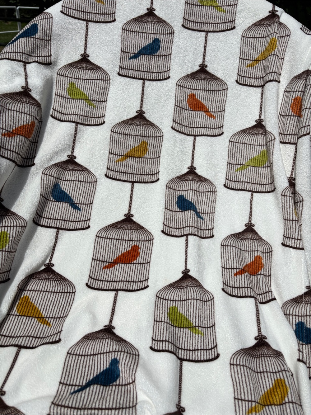 Storehouse Bird Cage Throw Blanket